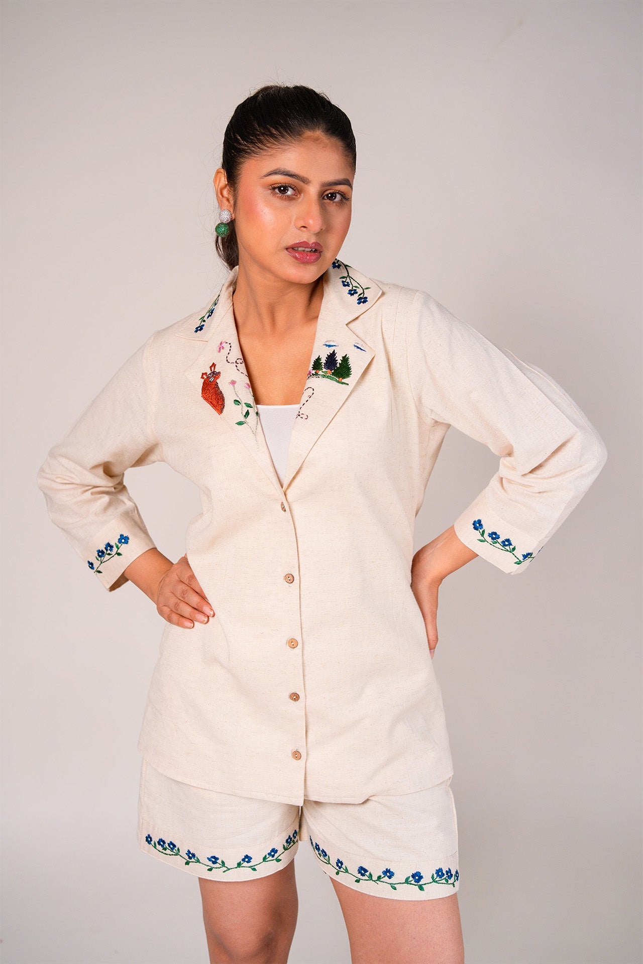 Forest Linen Co-ord Set