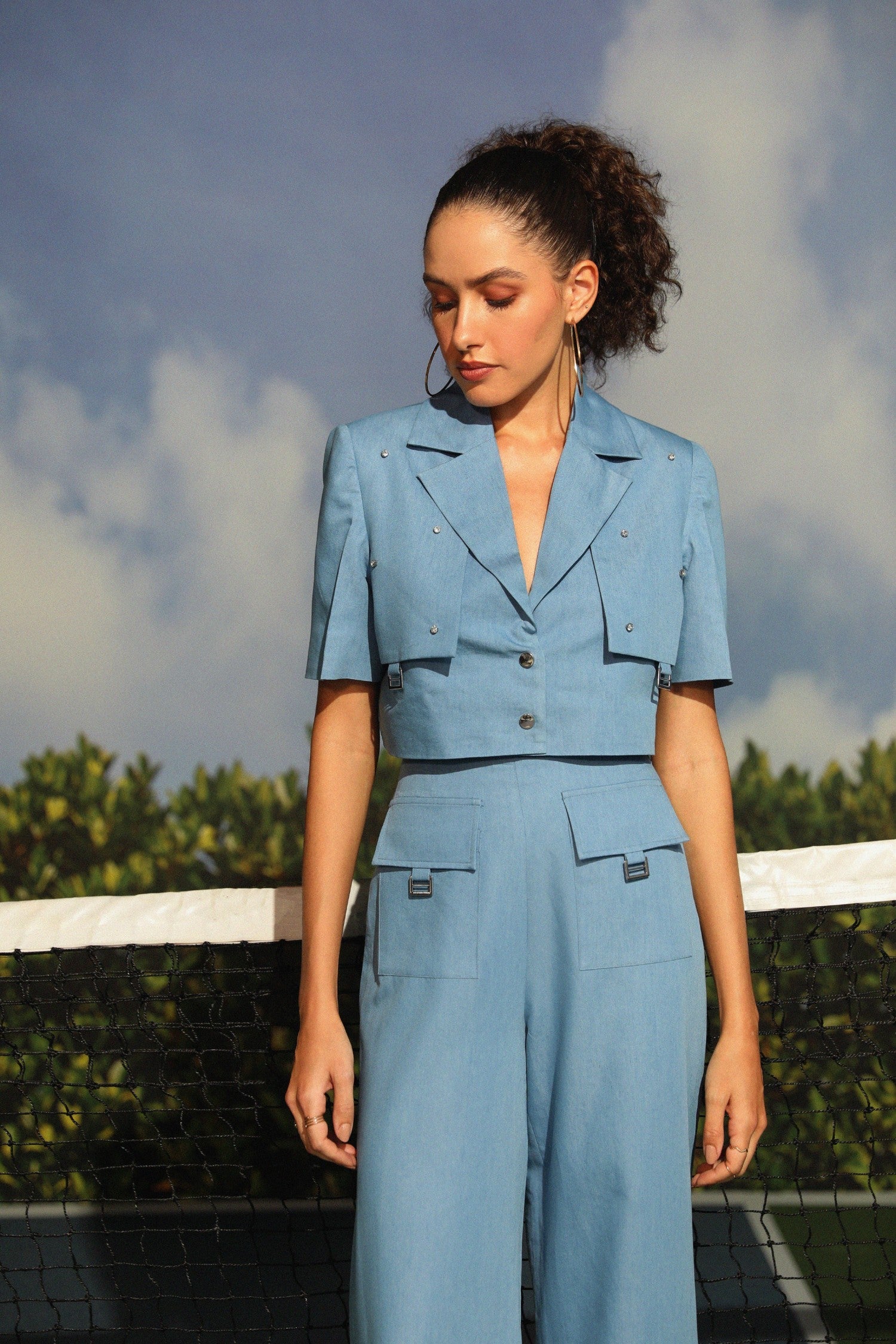 Elena Denim Coord Set