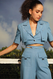 Elena Denim Coord Set