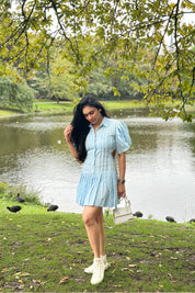 Side Cut Shirt Dress