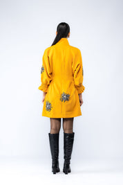 Hand Embroidered Floral Dress