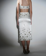 Charlotte White Floral Sequin Co-ord Set