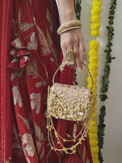 Gold Charm Bag