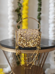 Gold Charm Bag