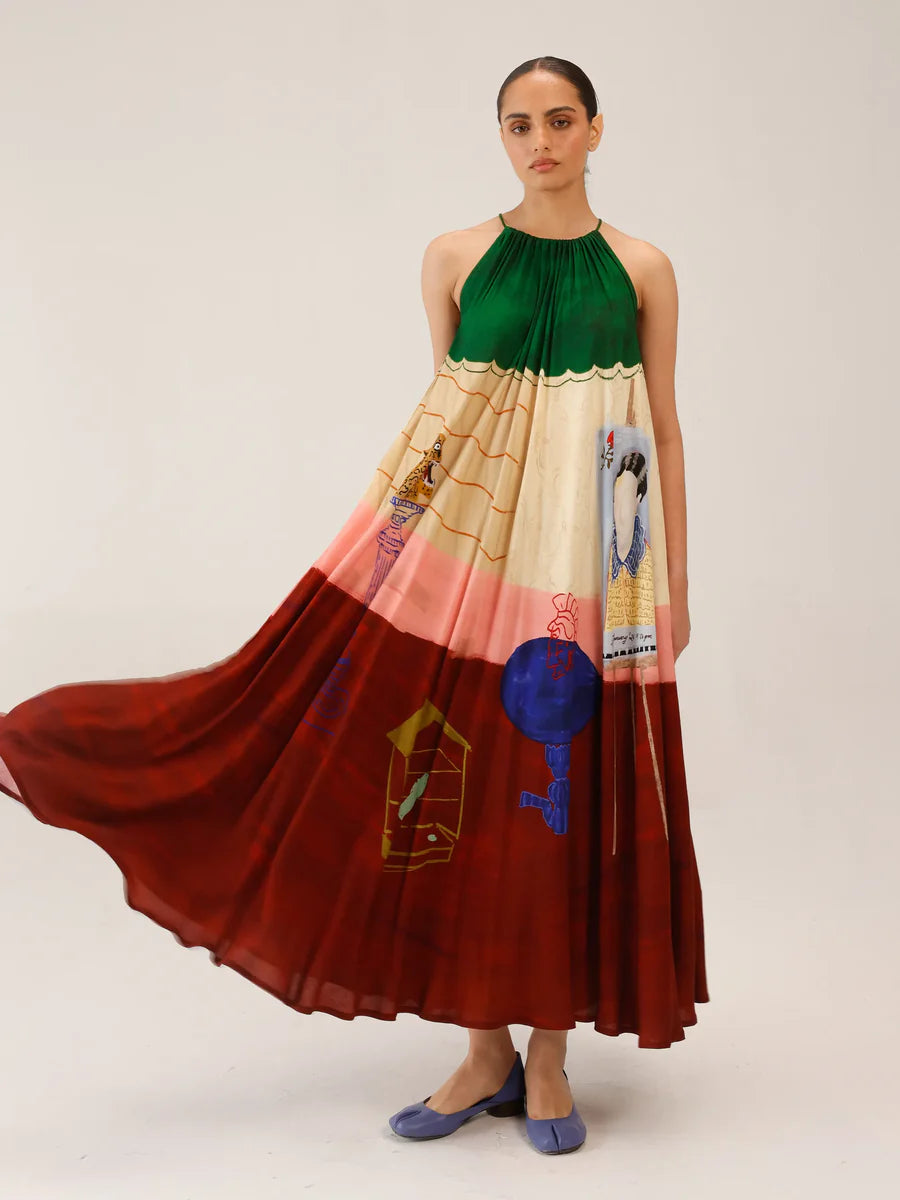 Circle Long Dress Loft