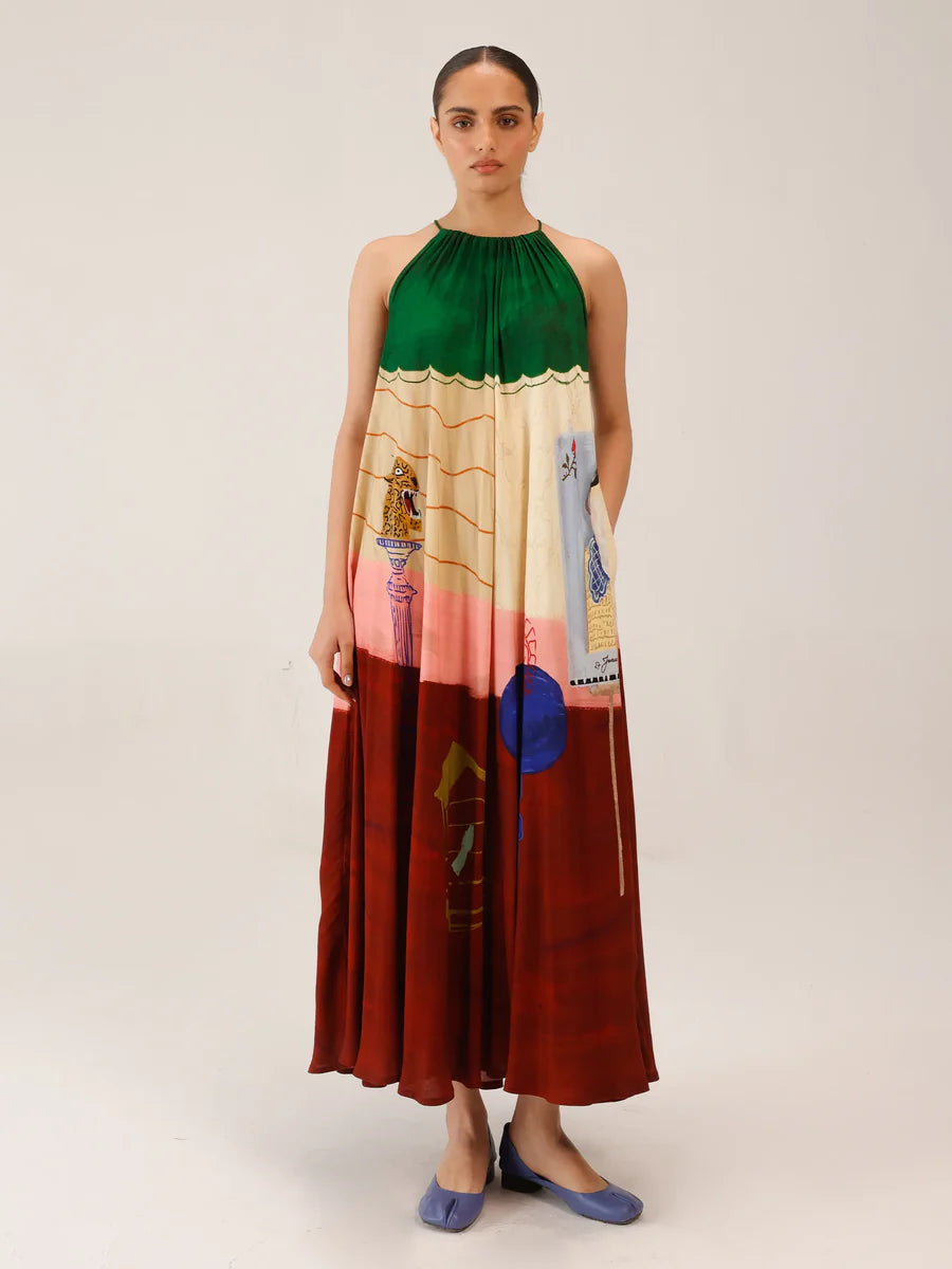 Circle Long Dress Loft