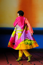 Hana Bright Pink & Yellow Co-ord Set