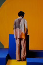 Bough Cobalt Blue & Apricot Orange Co-ord Set
