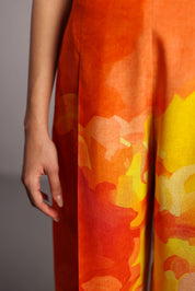 Diffuse Bright Orange & Yellow Co-ord Set