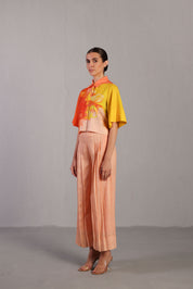 Diffuse Bright Orange & Yellow Co-ord Set