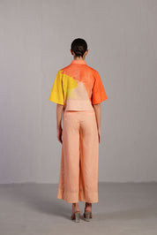 Diffuse Bright Orange & Yellow Co-ord Set