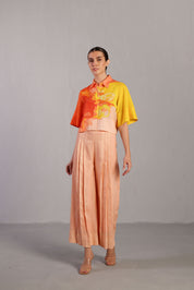 Diffuse Bright Orange & Yellow Co-ord Set