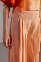 Diffuse Bright Orange & Yellow Co-ord Set