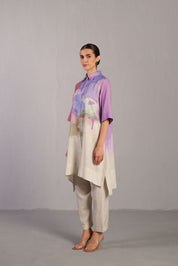 Diffuse Pastel Multicolour Kurta Set