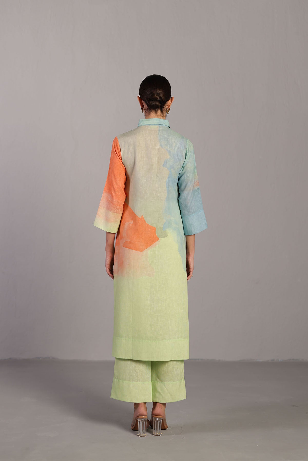 Diffuse Multicolour Kurta Set