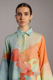 Diffuse Multicolour Kurta Set