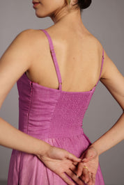Diffuse Beetroot & Light Grey Dress