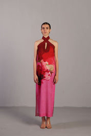 Diffuse Fuchsia Pink Dress