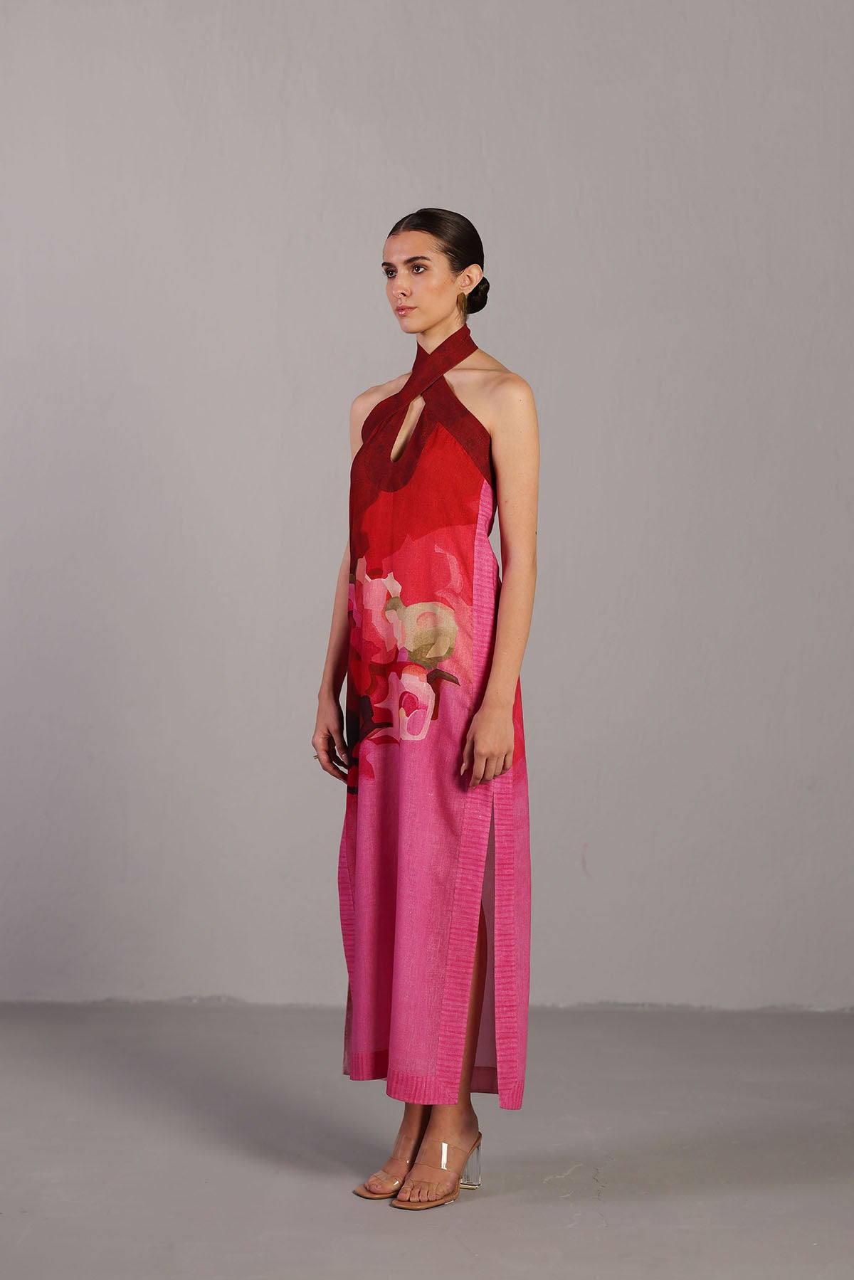 Diffuse Fuchsia Pink Dress