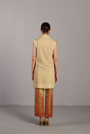 Diffuse Wine & Cream Jacket Set