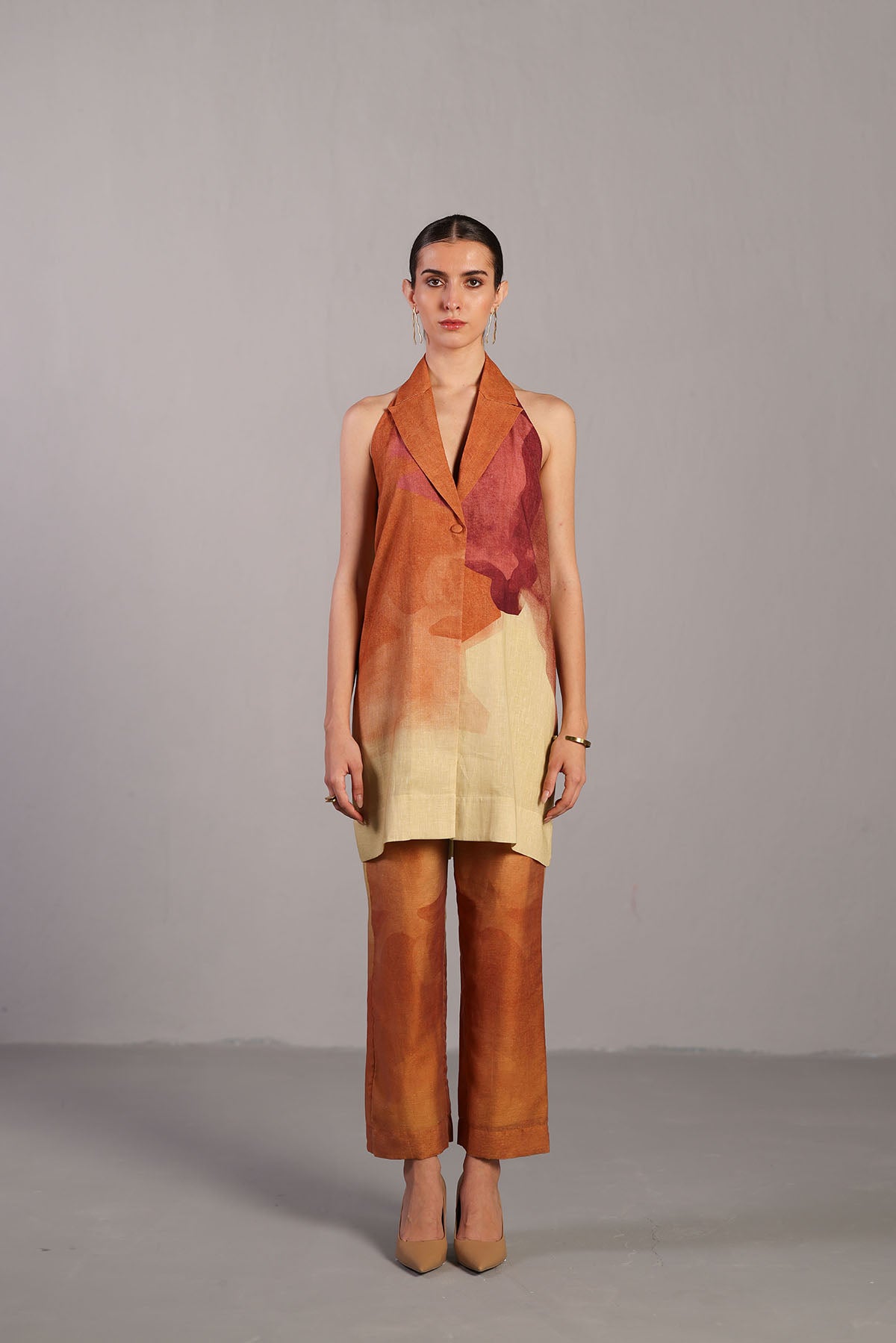 Diffuse Wine & Cream Co-ord Set