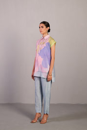 Bough Orchid Pink & Powder Blue Kurta Set
