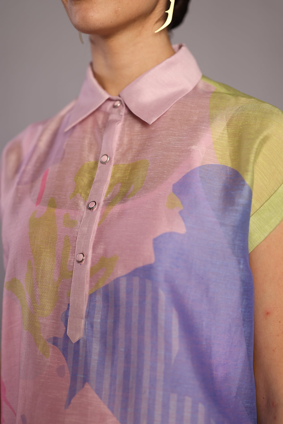 Bough Orchid Pink & Powder Blue Kurta Set