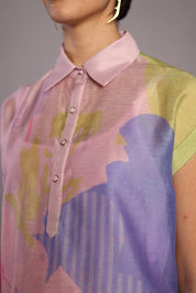 Bough Orchid Pink & Powder Blue Kurta Set