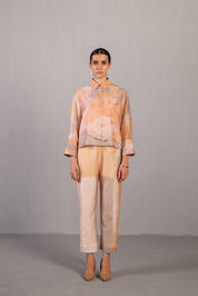 Candy Floss Soft Grey & Orange Co-ord Set