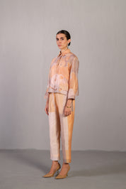 Candy Floss Soft Grey & Orange Co-ord Set