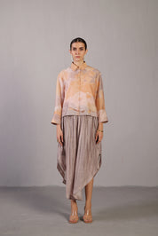 Candy Floss Soft Grey & Orange Co-ord Set