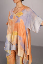 Candy Floss Soft Blue & Orange Co-ord Set