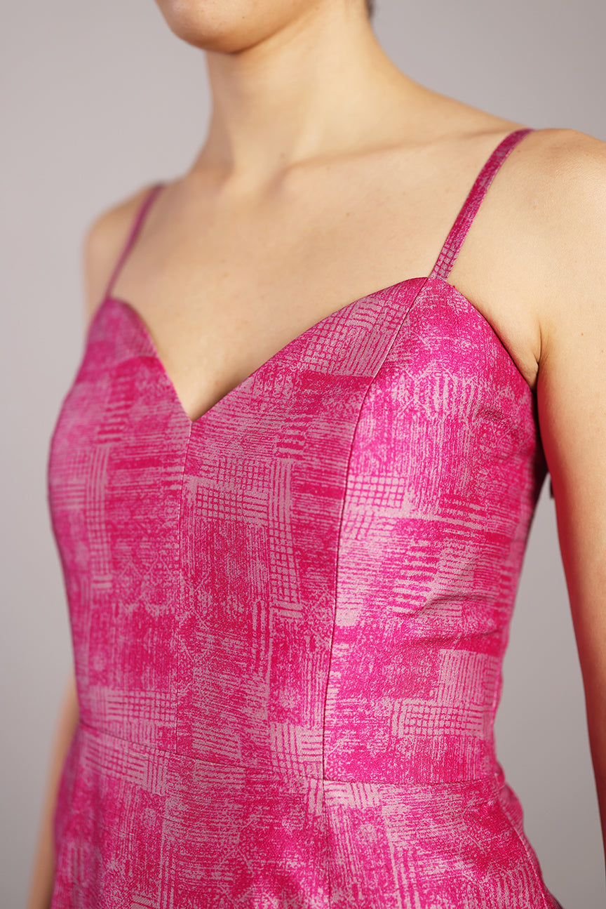 Matrix Magenta Pink Dress