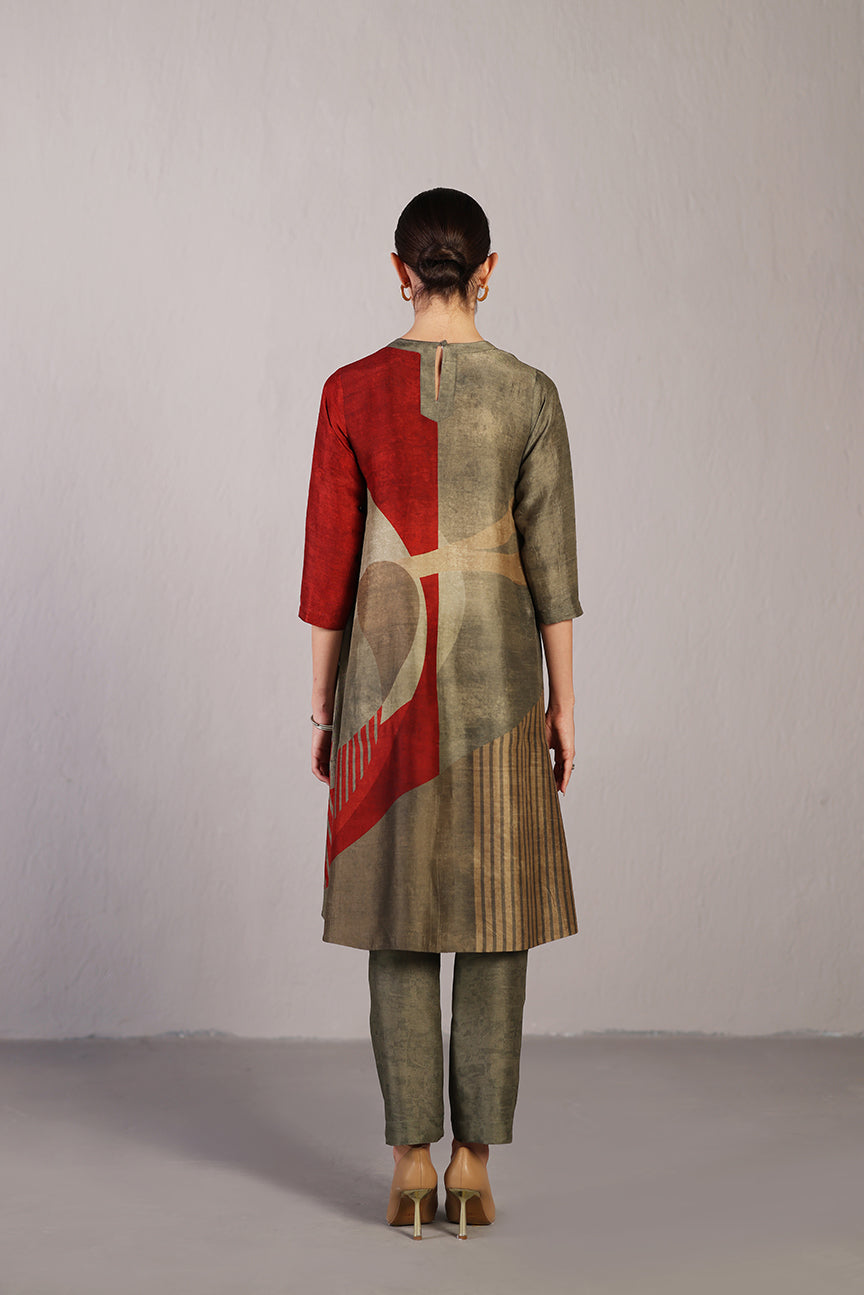 Botanica Wine & Grey Co-ord Set