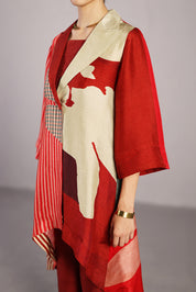Floro Crimson Red Co-ord Set