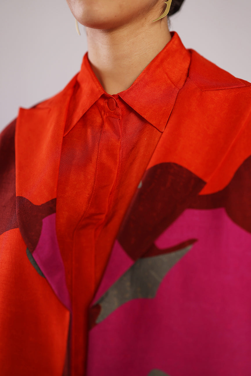 Ridge Orange & Red Co-ord Set