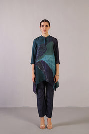 Flowna Royal Blue Kurta Set