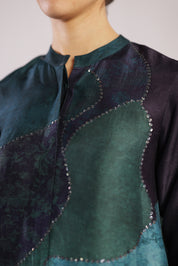 Flowna Royal Blue Kurta Set