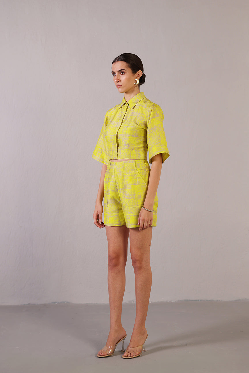 Matrix Neon Yellow Co-ord Set