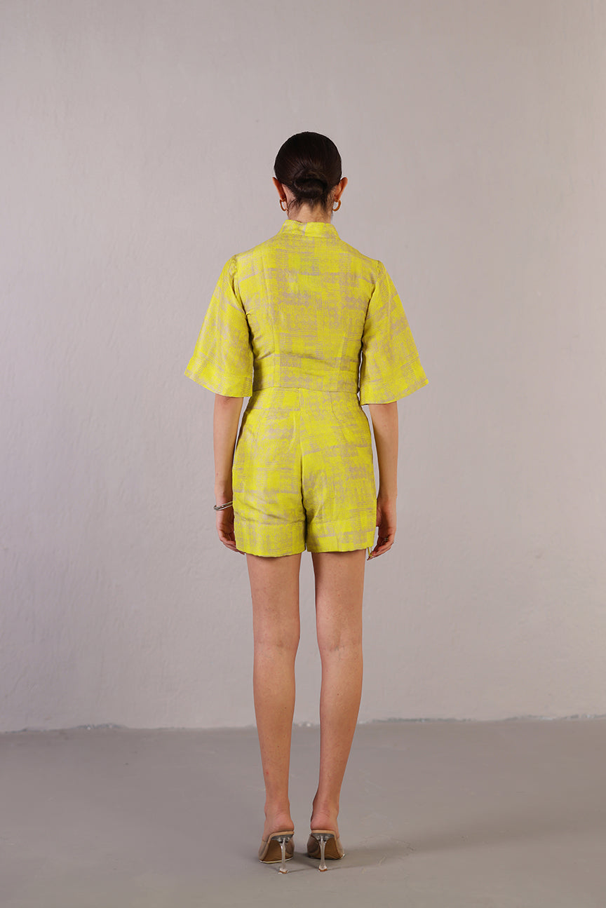 Matrix Neon Yellow Co-ord Set