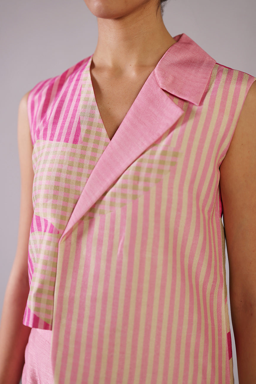 Floro Lemonade Pink Jacket Set