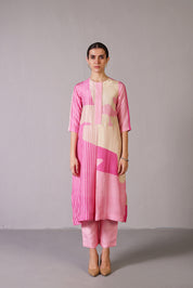 Floro Lemonade Pink Kurta Set