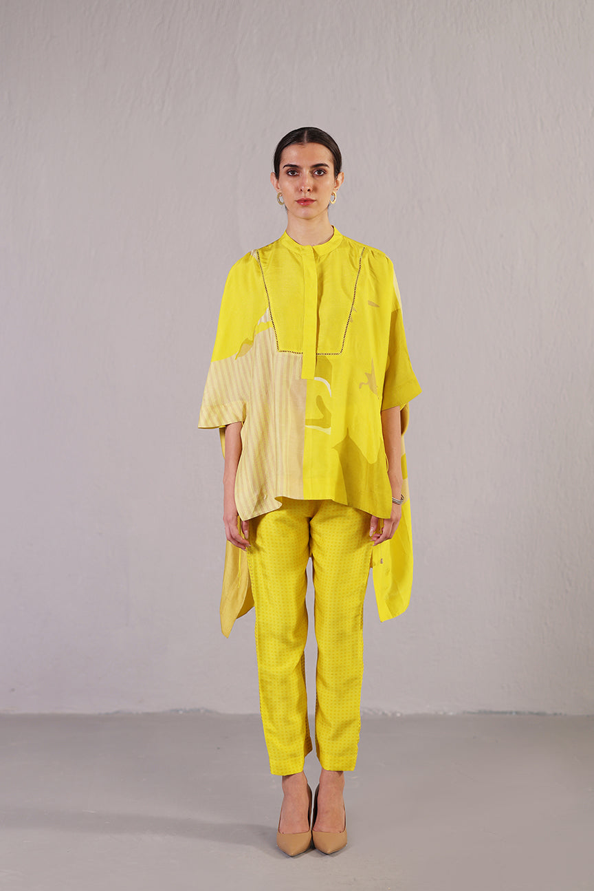 Stria Lemon Yellow Co-ord Set