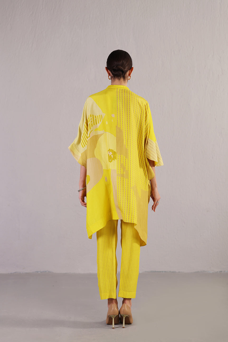 Stria Lemon Yellow Co-ord Set