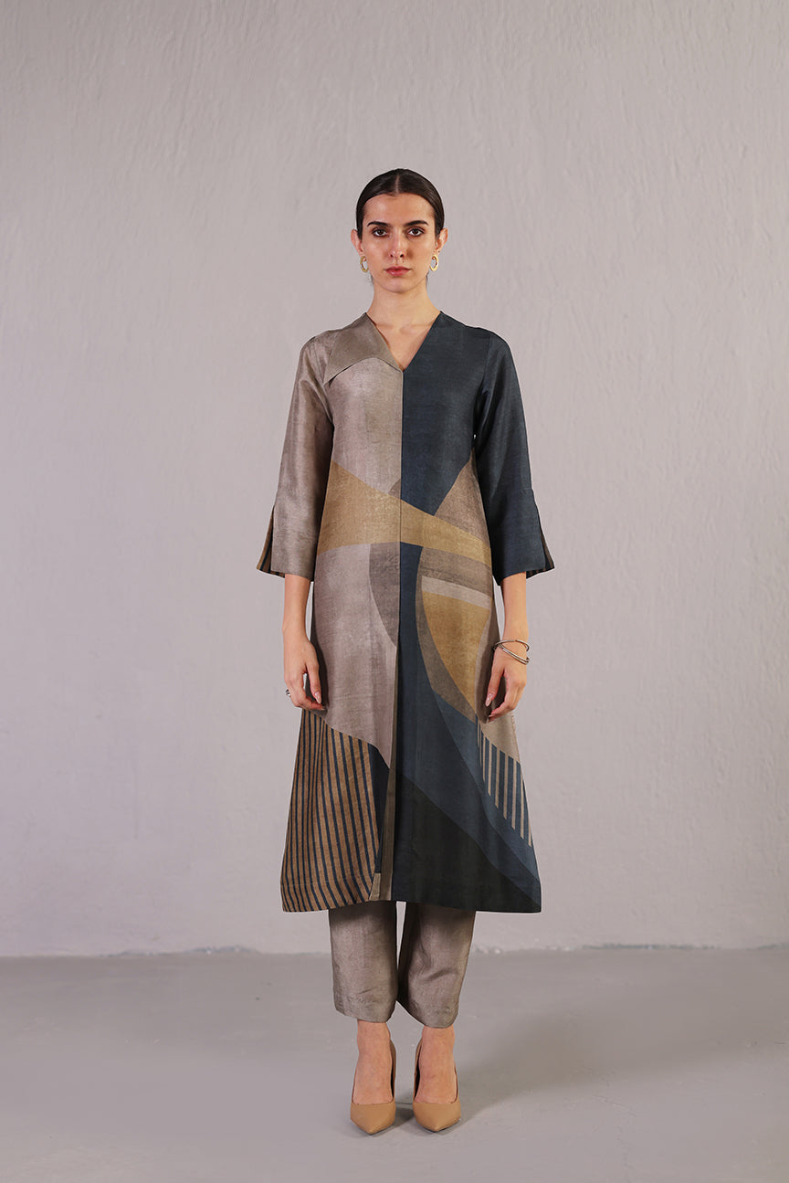 Botanica Grey & Beige Co-ord Set