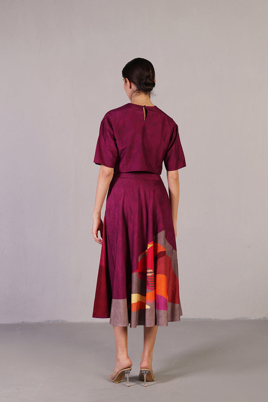 Vista Wine & Red Co-ord Set