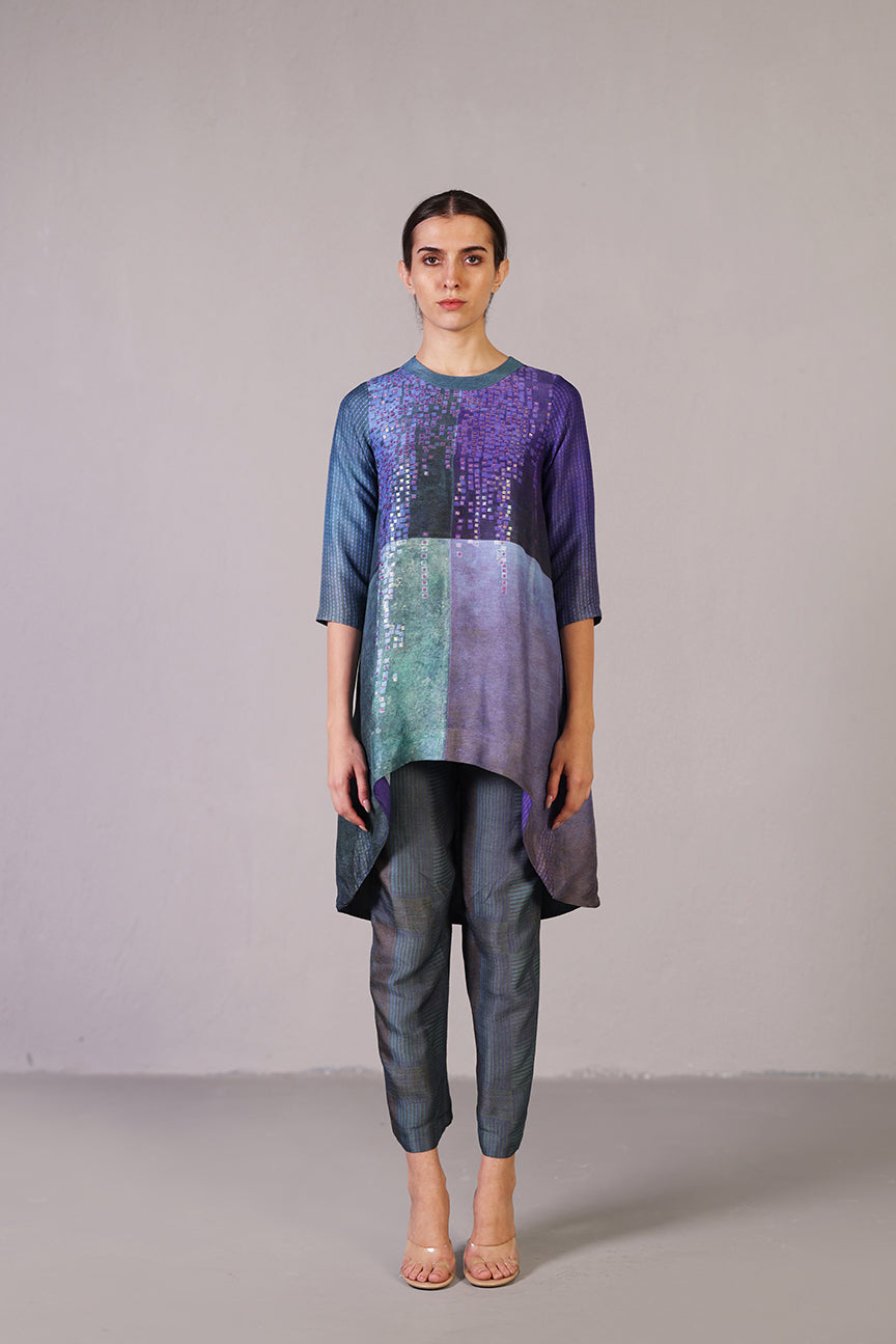 Glint Green & Purple Co-ord Set