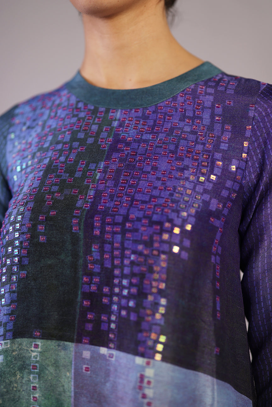Glint Green & Purple Co-ord Set