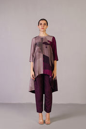 Floro Mulberry Purple Co-ord Set