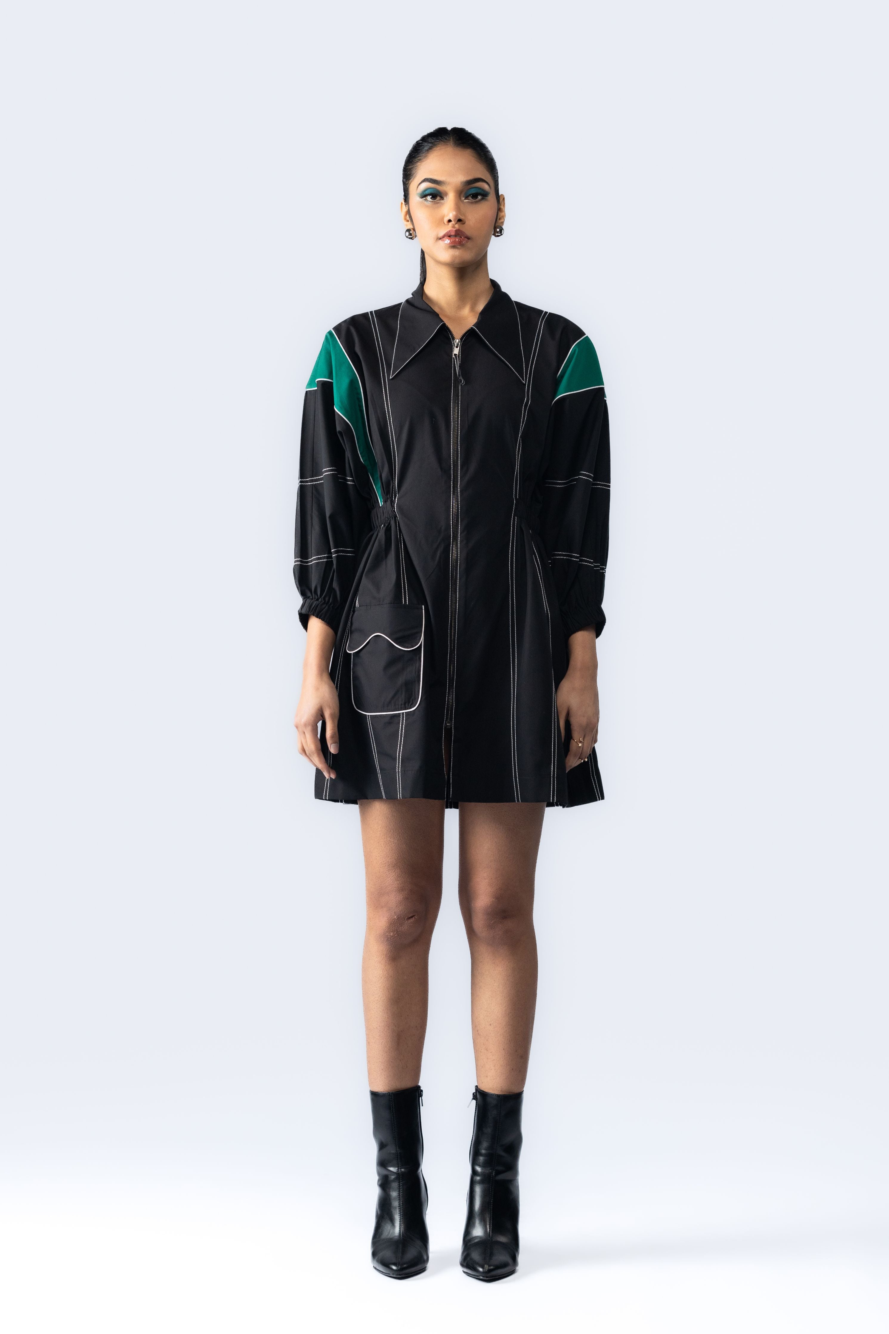 Colour Blocking Dress